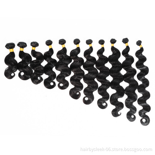 Rebecca 12A wholesale Body Wave Brazilian raw cuticle aligned remy virgin hair bundles vendors double drawn human hair extension